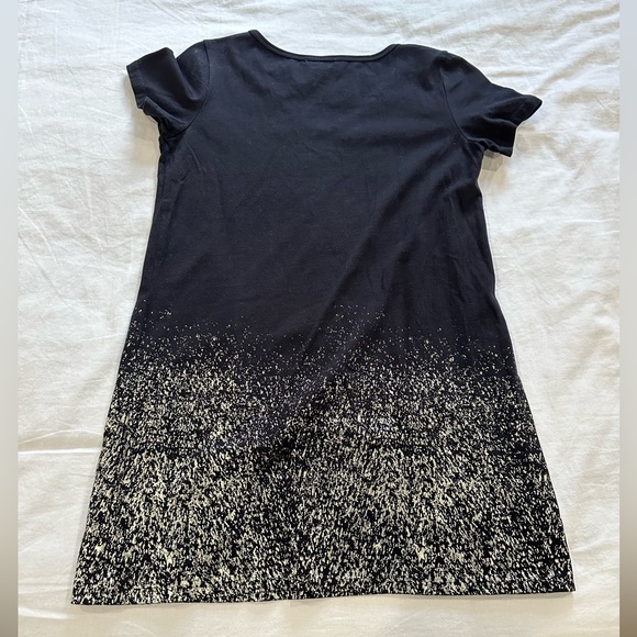 BP Black & metallic tshirt dress size medium - Picture 2 of 3